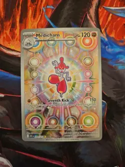 Pokemon Tcg Medicham Alt Rare 241/217 Mega Evolutions Ascended Heroes NM English - Image 1