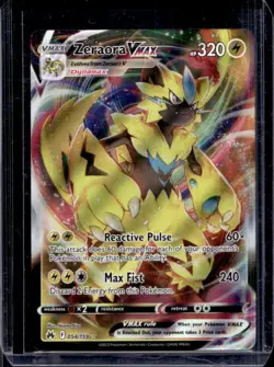 2023 Pokemon SWSH Crown Zenith Zeraora VMAX #054/159 - Image 1