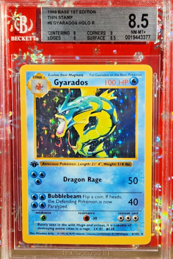 Pokemon - Gyarados 6/102 Holo WOTC 1999 Base Set 1st Edition Shadowless BGS 8.5 - Image 1