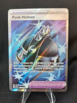 Punk Helmet 121/094 - Phantasmal Flames Ultra Rare Holo Pokemon TCG - NM - Image 1