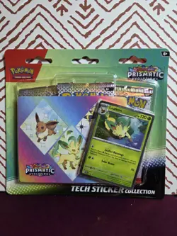 Pokemon TCG Prismatic Evolutions Tech Sticker Collection Leafeon - Image 1