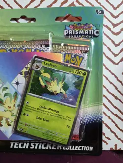 Pokemon TCG Prismatic Evolutions Tech Sticker Collection Leafeon - Image 2