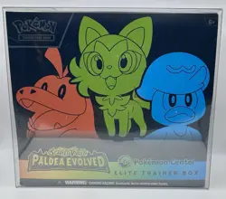 Paldea Evolved Pokemon Center ETB Elite Trainer Box (Exclusive) SEALED 2023 - Image 1