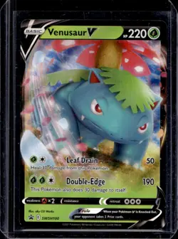 2019-2023 Pokemon SWSH Black Star Promos Venusaur V #SWSH100 - Image 1