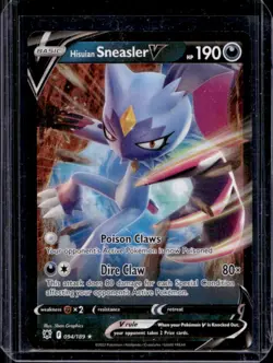 2022 Pokemon SWSH Astral Radiance Hisuian Sneasler V #094/189 - Image 1