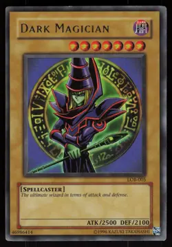 Dark Magician LOB-005 Ultra Rare Legend of Blue Eyes White Dragon Yu-Gi-Oh - Image 1