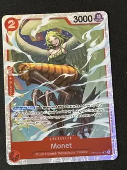 One Piece TCG Royal Blood - Monet SR Full Art Card OP10-016 English Super Rare - Image 1