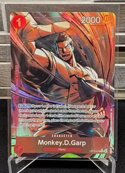 Monkey D Garp Alt Art OP13-016 Carrying on His Will - One Piece English - Image 1