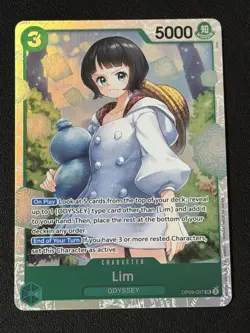 Lim (037) OP09-037 One Piece Emperors in the New World Super Rare Near Mint - Image 1