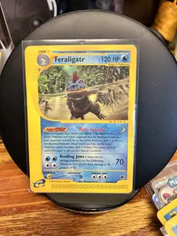 Pokemon TCG Feraligatr Expedition Base Set Regular Rare Card 47/165 Lp/mp - Image 1