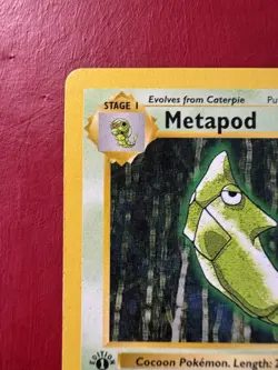 Metapod 54/102 Shadowless 1st Edition Base Set Pokemon Card DMG - Image 3