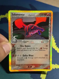 Salamence 14/113 Holo Rare Pokemon Card TCG 2005 EX Delta Species HP - Image 3