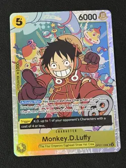 One Piece Card Game Monkey.D.Luffy OP07-109 Super Rare 500 Years In The Future - Image 1