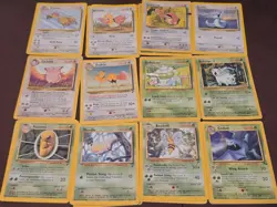 Lot of 60 Vintage Pokemon TCG Cards - Conditions Vary - Base Fossil Jungle Neo - Image 3