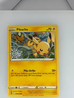 2018 Pokemon Miscellaneous Cards & Products Pikachu (Snowflake) 049/195 NM - Image 1