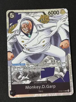 One Piece Card Game Monkey.D.Garp - ST06-012 - Super Rare - English - Near Mint - Image 1