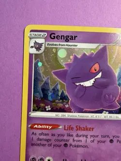 Pokemon TCG: Sword & Shield Gengar SWSH052 Black Star Promo Card - Image 2