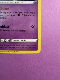 Pokemon TCG: Sword & Shield Gengar SWSH052 Black Star Promo Card - Image 5
