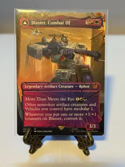 Blaster, Combat DJ, Morale Booster Shattered Glass Magic The Gathering Card - Image 1