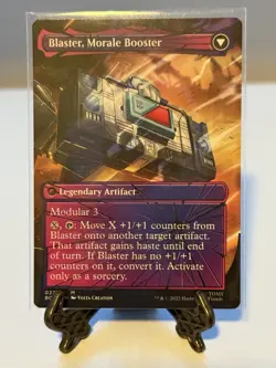Blaster, Combat DJ, Morale Booster Shattered Glass Magic The Gathering Card - Image 2