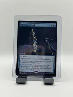 MTG, Midnight Clock (Extended Art) 346 NM Throne of Eldraine Regular - Image 1