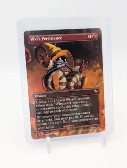 MTG - Vivi's Persistence - Borderless Regular #458 Commander: Final Fantasy NM - Image 1