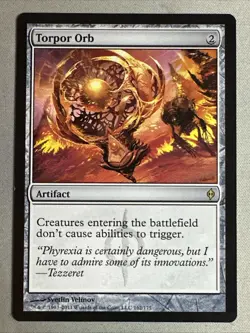 MTG / Torpor Orb / NPH / #162 / Regular / Rare / NM - Image 1