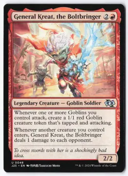 General Kreat, the Boltbringer (Anime) U Foundations Jumpstart 48 NM - Image 1