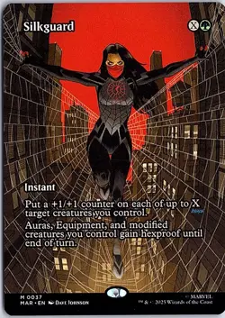 Silkguard (Borderless) M Marvel Universe Eternal-Legal 37 NM Magic - Image 1