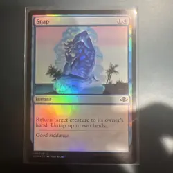 1 x Snap - Foil - Dominaria Remastered - NM-Mint - MTG Magic The Gathering - Image 1
