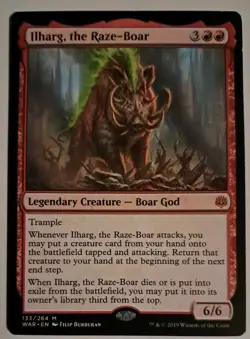 Ilharg, the Raze-Boar ~ War of the Spark [ NearMint ] [ Magic MTG ] - Image 1