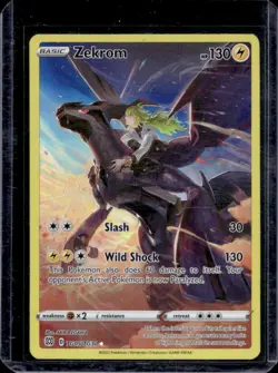 2022 Pokemon SWSH Brilliant Stars Zekrom Trainer Gallery Holo #TG05/TG30 - Image 1