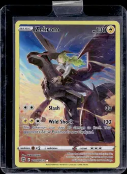 2022 Pokemon SWSH Brilliant Stars Zekrom Trainer Gallery Holo #TG05/TG30 - Image 1