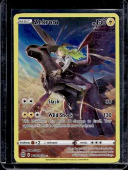 2022 Pokemon SWSH Brilliant Stars Zekrom Trainer Gallery Holo #TG05/TG30 - Image 1