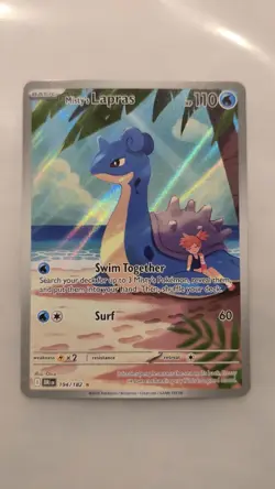 Pokemon TCG Misty's Lapras Destined Rivals 194/182 - Image 1