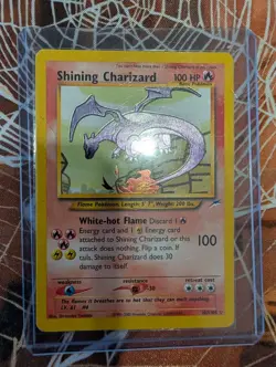 Shining Charizard - 107/105 - Pokemon Neo Destiny Unlimited Holo Rare WOTC MP - Image 3