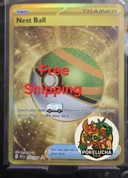 Nest Ball - 255/198 - SV01: Scarlet & Violet Base Hyper Rare Gold ~ Pokemon TCG - Image 1