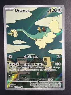 Pokemon Drampa 184/162 Temporal Forces Illustration Rare NM - Image 1