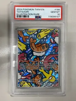 2024 Pokemon Twilight Masquerade IR Tatsugiri PSA 10 Gem Mint 119006107 - Image 1