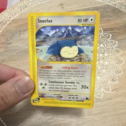 2003 Pokemon Snorlax Skyridge Non-Holo LP Condition - Image 1