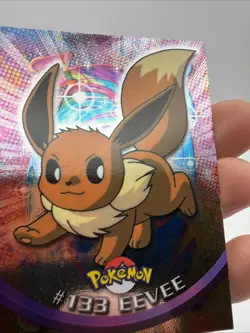 Pokemon 2000 Eevee #133 HOLO FOIL Topps TV Animation Edition Blue Label LP - Image 3