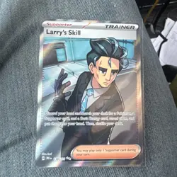 Pokemon Evolutions Prismatic Full Art Trainer Larry's Skill 139/131 Holo - Image 1