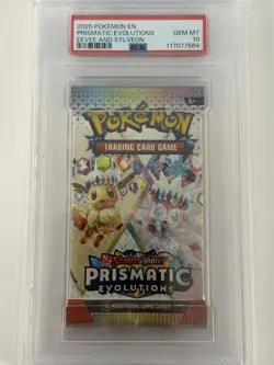 PSA 10 Gem Mint Prismatic Evolutions Eevee & Sylveon Pokemon Graded Booster Pack - Image 5