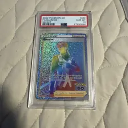 2022 POKEMON GO 082/078 FULL ART/BLANCHE SECRET RAINBOW - PSA 10 GEM MINT - Image 1