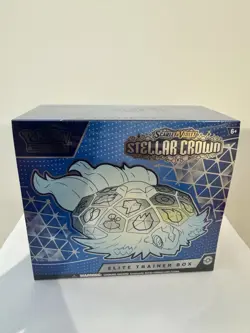 POKEMON TCG - S&V - STELLAR CROWN - ELITE TRAINER BOX - NEW SEALED - ENGLISH - Image 1