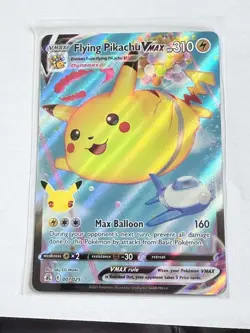 Pokemon TCG Celebrations Flying Pikachu VMAX 007/025 - Image 1