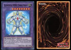 Elemental HERO Terra Firma LCGX-EN075 Super Rare 1st Edition Yu-Gi-Oh - Image 3