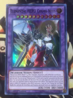 Yugioh: Elemental HERO Cosmo Neos - SAST-EN036 - Super Rare - 1st Edition - NM - Image 1