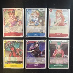 Women of One Piece CCG - 12 NM Cards Mixed Lot Nami, Nico, Stussy, Tashigi, more - Image 3