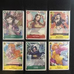Women of One Piece CCG - 12 NM Cards Mixed Lot Nami, Nico, Stussy, Tashigi, more - Image 4